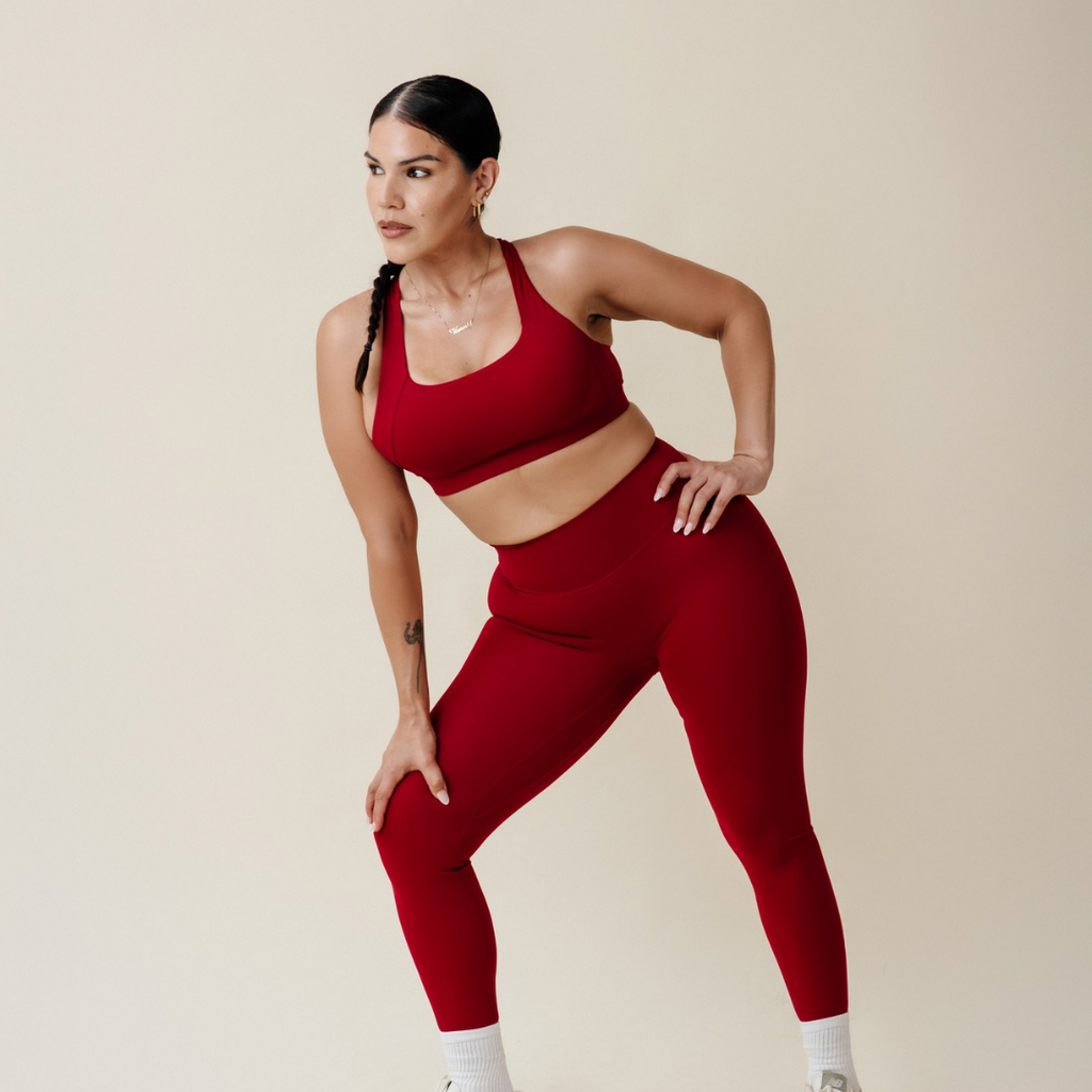 Sculpt Seamless Leggings - Ruby Red