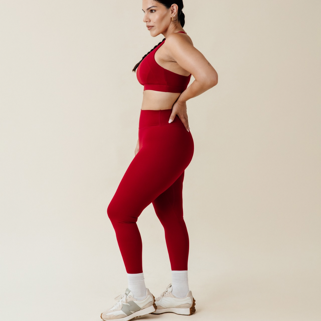 Sculpt Seamless Leggings - Ruby Red