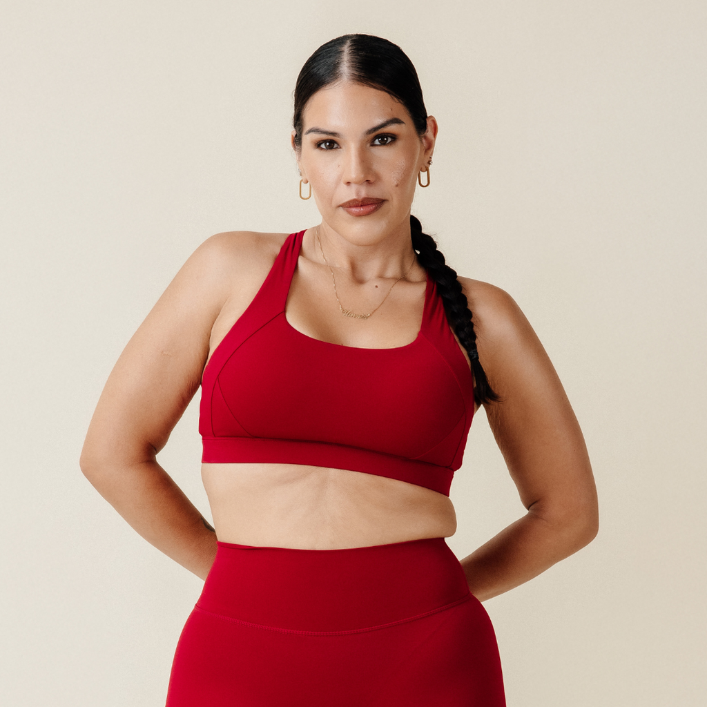 Sculpt Seamless Bra- Ruby Red