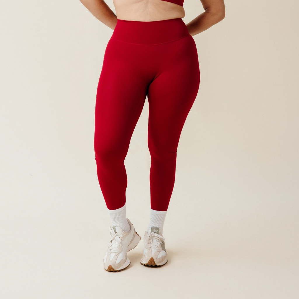 Sculpt Seamless Leggings - Ruby Red
